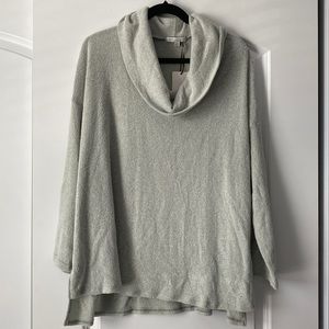 NWT Green Envelope Cowl Neck Soft Sweater Size 2X